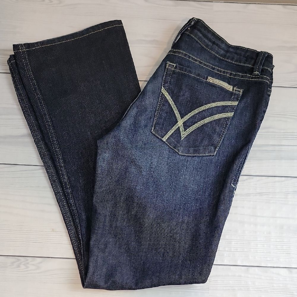 William Rast Stella Blue Denim Jeans Bootcut Jeans Womens Size Waist 28
